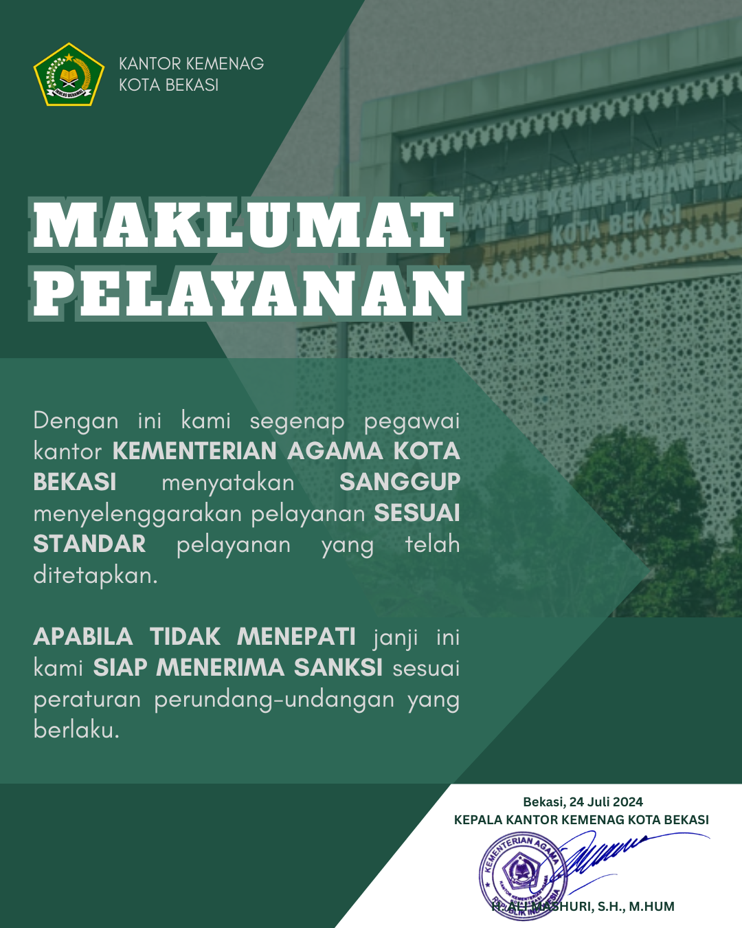 Maklumat Pelayanan